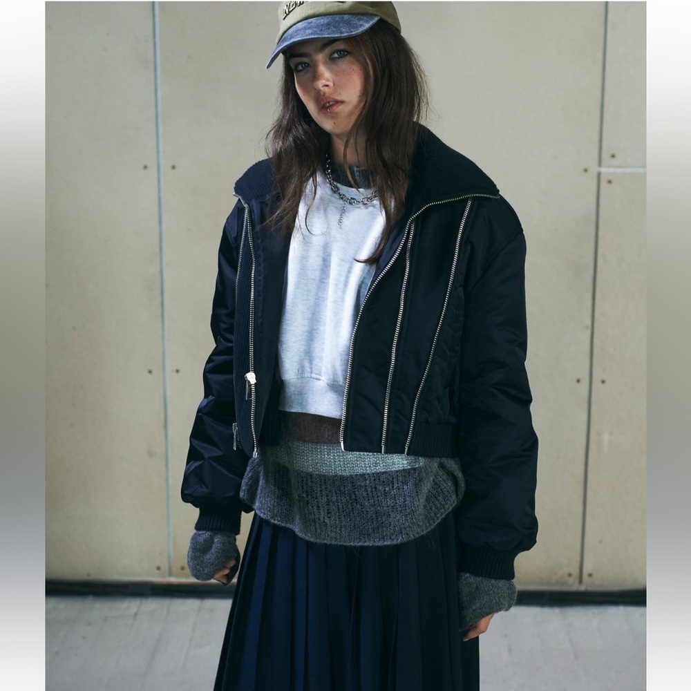 Zara Navy Blue Jacket - Picture 6 of 6